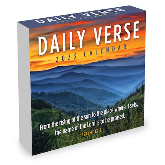 TF Publishing 2023 Daily Verse Daily Desktop Calendar Michaels